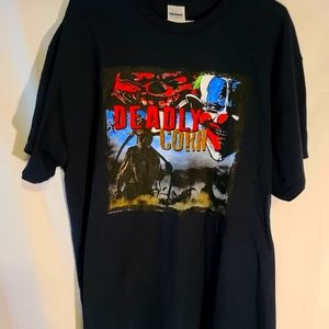 Vintage black deadly corn shirt